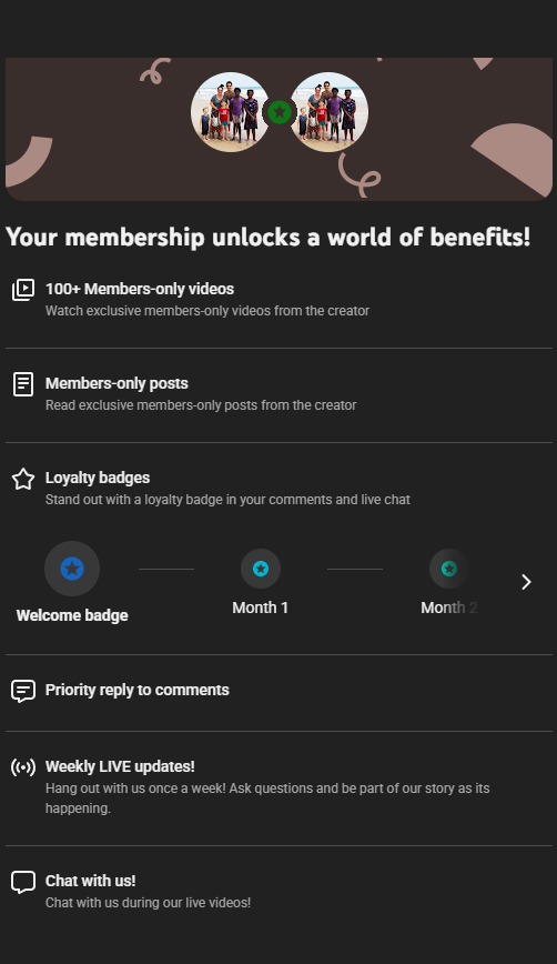 YouTube Channel Membership
