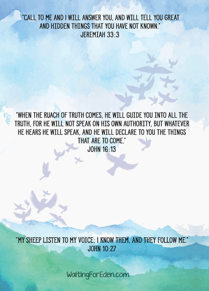 Speak YHWH-Dove Journal